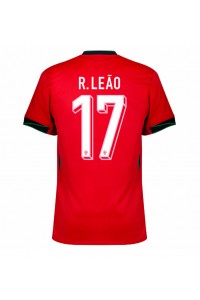 Portugal Rafael Leao #17 Voetbaltruitje Thuis tenue EK 2024 Korte Mouw